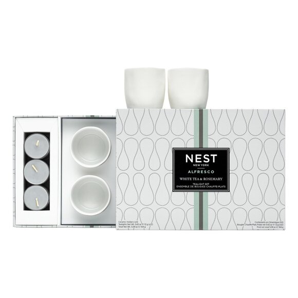 NEST Fragrances Other - NEW NIB $50 White Tea & Rosemary Tealight Candle Set NEST New York